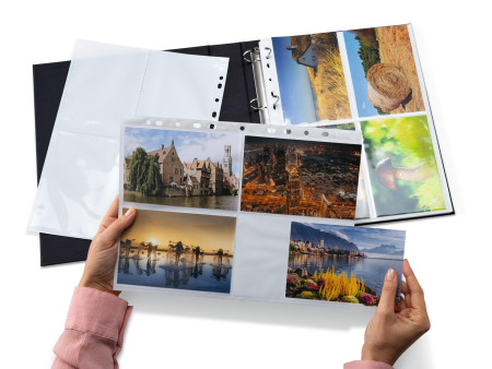HERMA pochettes pour photos Fotophan format A4, pour photos