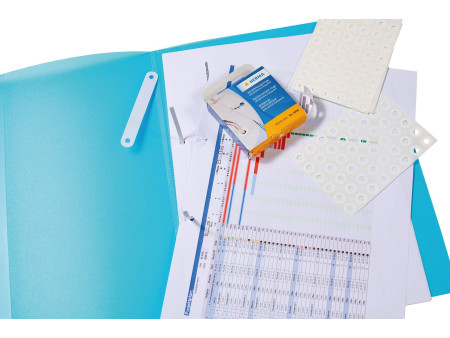 HERMA oeillet de renforcement, en plastique, blanc