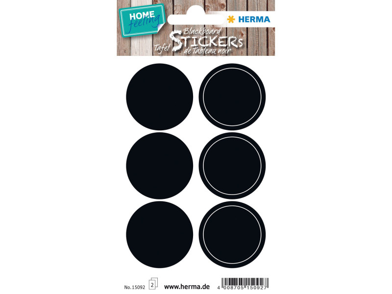 HERMA Etiquettes pour tableau HOME feeling 'cercles'