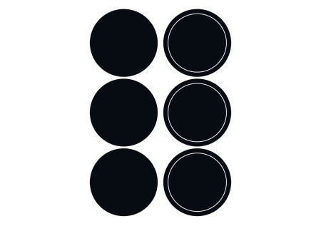 HERMA Etiquettes pour tableau HOME feeling 'cercles'