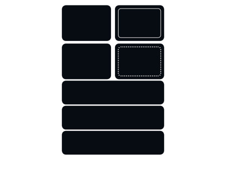 HERMA Etiquettes pour tableau HOME feeling 'rectangle'