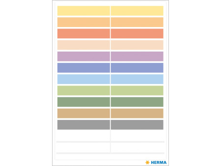 HERMA Etiquette pour crayons HOME, assorti, présentoir