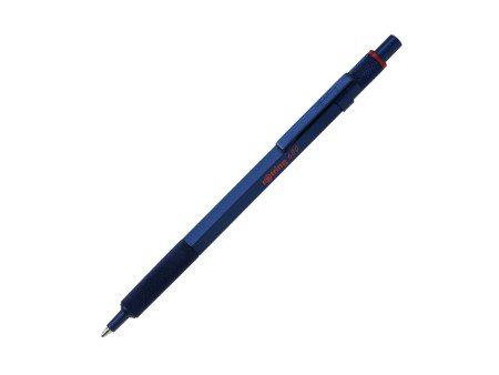 rotring Stylo à bille rétractable 600, bleu métallique