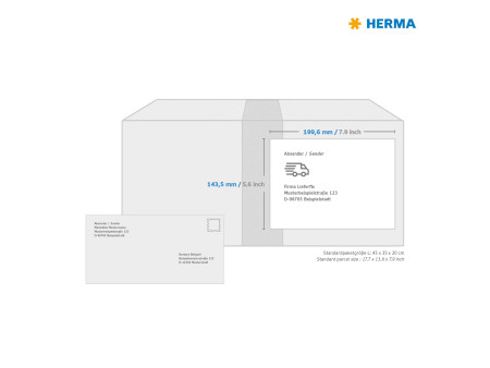 HERMA Etiquette universelle SPECIAL, 199,6 x 143,5 mm, bleu