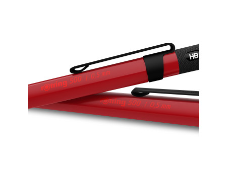 rotring Porte-mines à mines fines 500, 0,5 mm, rouge