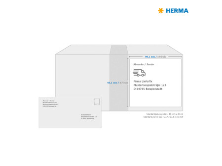 HERMA Etiquette d'expédition SPECIAL, 99,1 x 93,1 mm