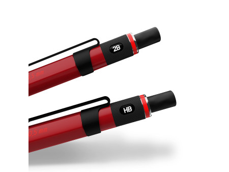 rotring Porte-mines à mines fines 500, 0,5 mm, rouge