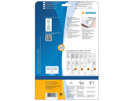 HERMA Etiquette universelle SPECIAL, 40 x 40 mm, blanc