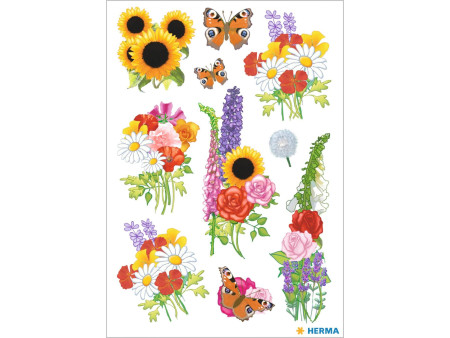 HERMA Autocollants DECOR 'Fleurs modernes'