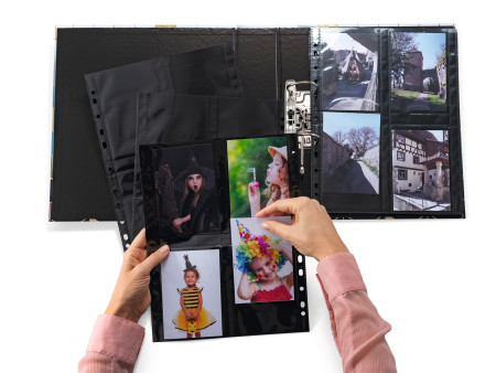 HERMA Pochettes photos Fotophan A4, pour photos 9 x 13 cm,