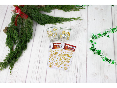 HERMA Autocollants de Noel MAGIC 'étoile & étoile filante'