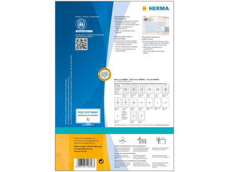 HERMA Etiquette universelle Recycling, 99,1 x 38,1 mm