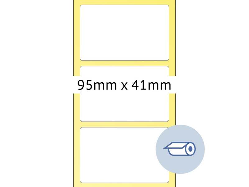 HERMA Etiquettes en rouleau, 95 x 41 mm, blanc
