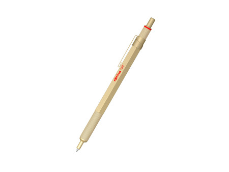 rotring Stylo à bille rétractable 600, or métallisé