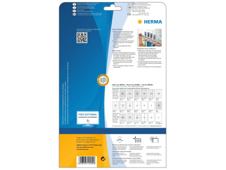 HERMA Power Etiquette SPECIAL, 25,4 x 10 mm, blanc