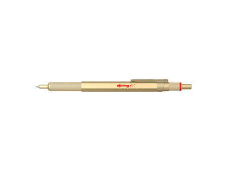rotring Stylo à bille rétractable 600, or métallisé