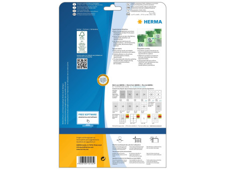 HERMA Etiquette universelle SPECIAL, 24 x 24 mm, blanc
