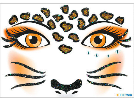 HERMA Face Art Sticker visage 'Léopard'