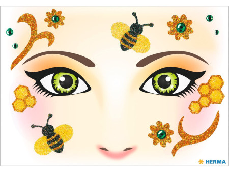 HERMA Face Art Sticker visage 'Abeille'