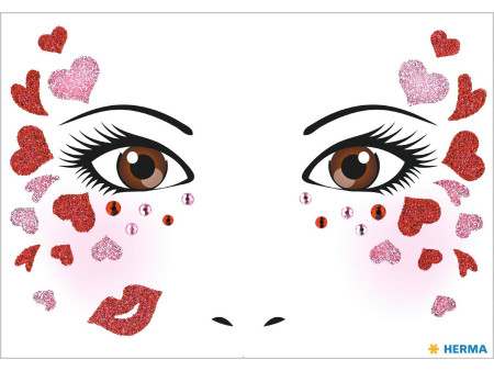 HERMA Face Art Sticker visage 'Love'