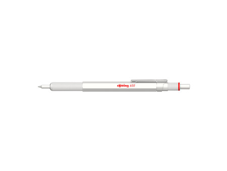 rotring Stylo à bille rétractable 600, perle blanche