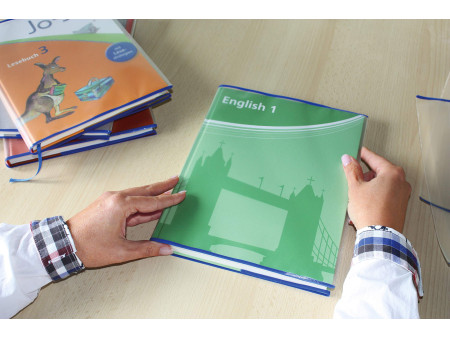 HERMA Couvre-livre, (H)260 x (L)540 mm, transparent