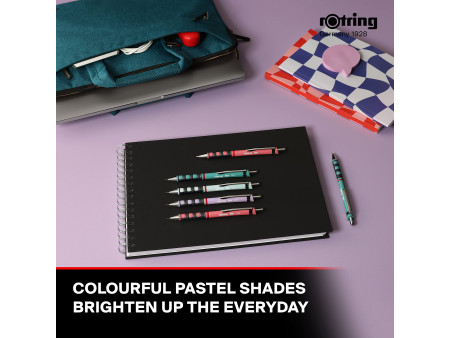 Rotring Stylo à bille rétractable Tikky, turquoise