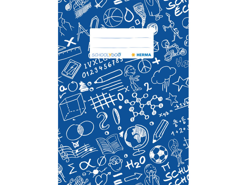 HERMA Protège-cahier 'Schoolydoo', A5, en PP, bleu