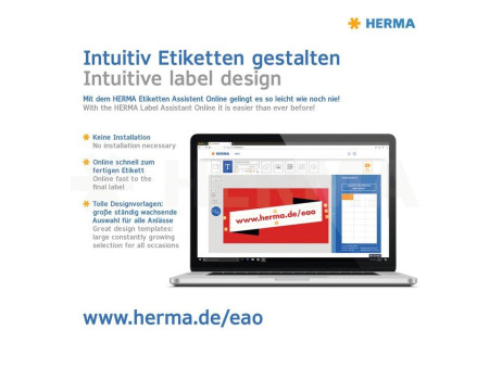HERMA Etiquette universelle DATAPRINT, 70 x 37 mm, blanc