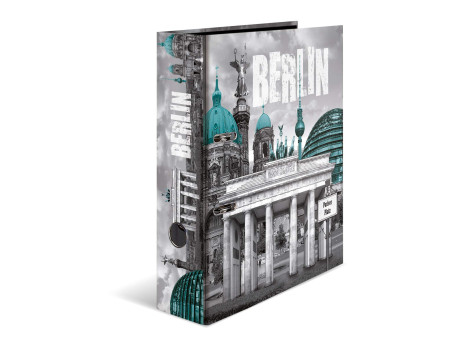 HERMA Classeur à levier à motifs 'Berlin', A4, dos: 70 mm