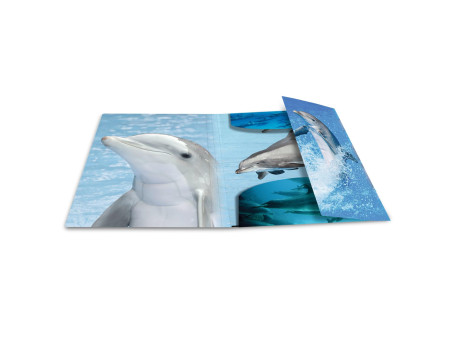 HERMA Chemise élastique 'dauphin', transparent, en PP, A4