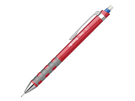 rotring Porte-mines Tikky 0,7 mm, rouge