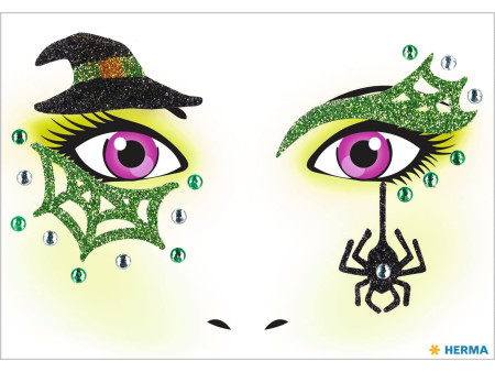 HERMA Face Art Sticker visage 'Sorcière'