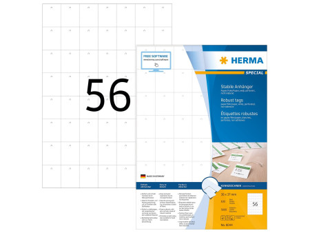 HERMA Etiquette à suspendre SPECIAL, 30 x 37 mm, blanc