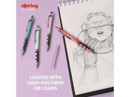 rotring Porte-mines Tikky 0,7 mm, Vert opale