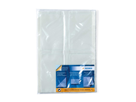 HERMA pochettes autocollantes pour cartes de visite, en PP