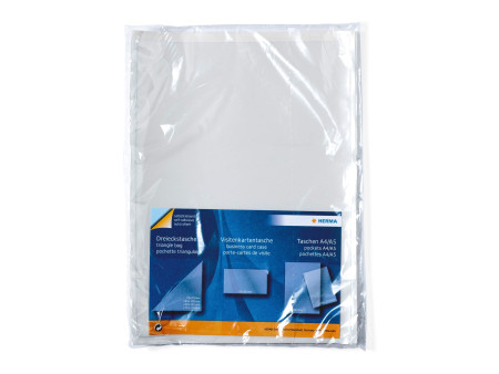 HERMA pochettes adhésives, A5, transparent, en PP,