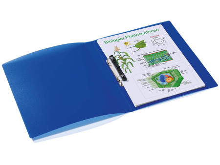 HERMA Classeur à anneaux, A4, mécanisme à 2 anneaux, bleu