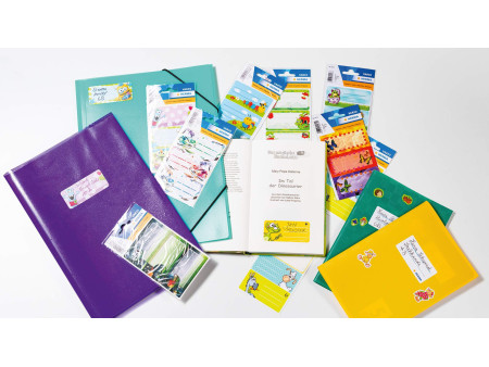HERMA Etiquettes pour livres 'grenouille ballerine',76x35 mm