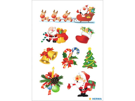 HERMA Sticker de Noël DECOR 'Père Noël'