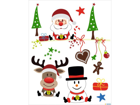 HERMA Image de Noël pour fenêtre 'Joies de Noël'
