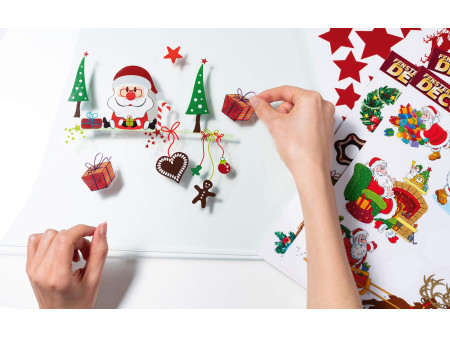 HERMA Image de Noël pour fenêtre 'Joies de Noël'