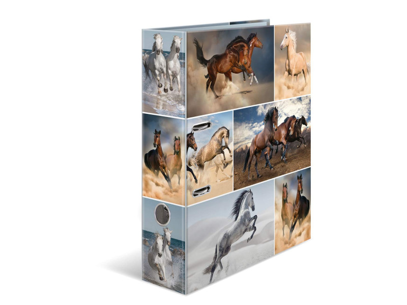 HERMA Classeur à levier à motifs 'Animals', A4, chevaux