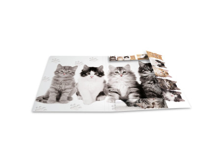 HERMA Chemise à élastiques 'chats', en carton,