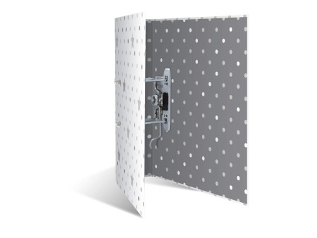 HERMA Classeur à levier 'Stars', pointillés en gris, A4
