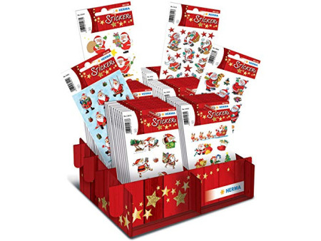 HERMA Autocollants de Noël DECOR 'Nicolas & Co.', présentoir