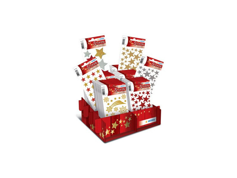 HERMA Autocollants de Noel DECOR 'moments forts', présentoir