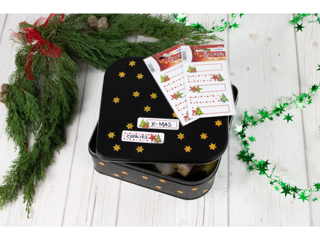 HERMA Autocollants de Noël DECOR 'Etoiles & sapin',