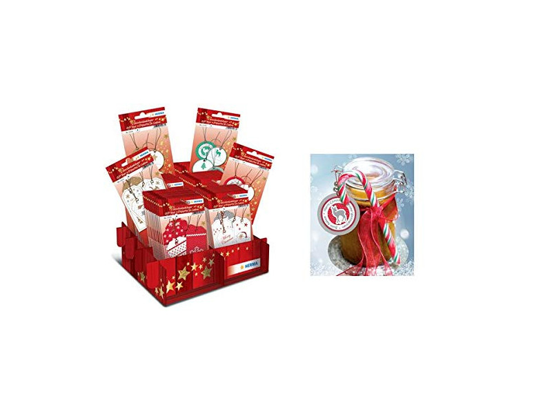 HERMA Etiquettes pour cadeau de Noel, présentoir de comptoir