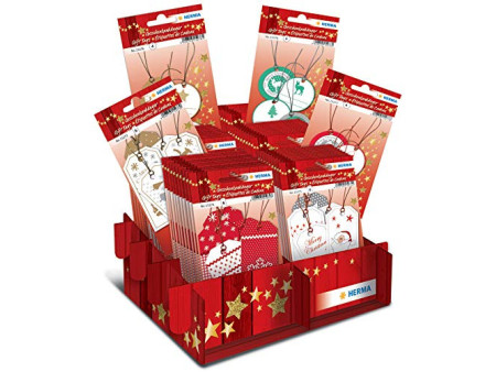 HERMA Etiquettes pour cadeau de Noel, présentoir de comptoir